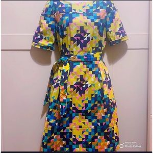 Tori Burch Geometric Dress